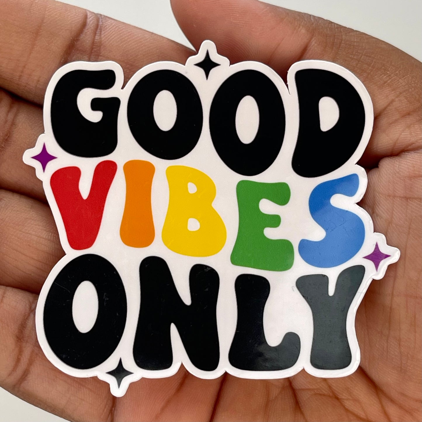 Good Vibes Only Sticker