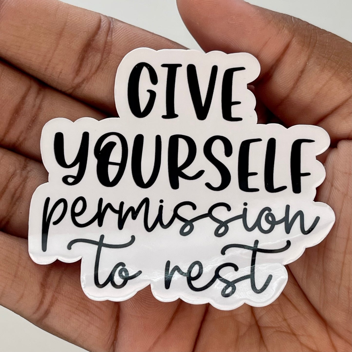 Permission to Rest Sticker