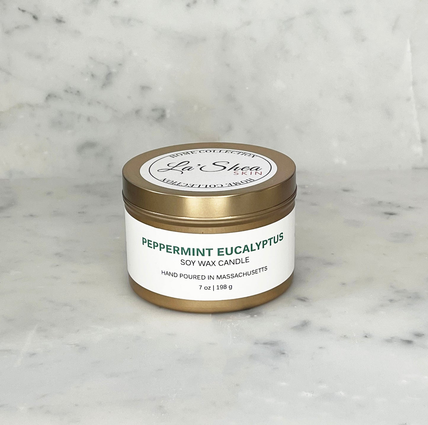 Peppermint Eucalyptus Soy Candle