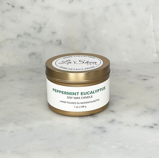 Peppermint Eucalyptus Soy Candle